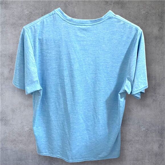 Patagonia Men's Small Base Layer T-Shirt Short Sleeve Blue Active Wear - Picture 2 of 7